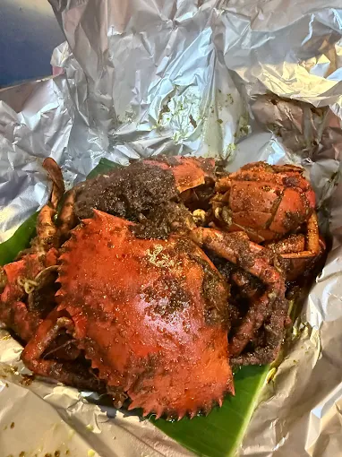 Menu kerang Abang Kepiting